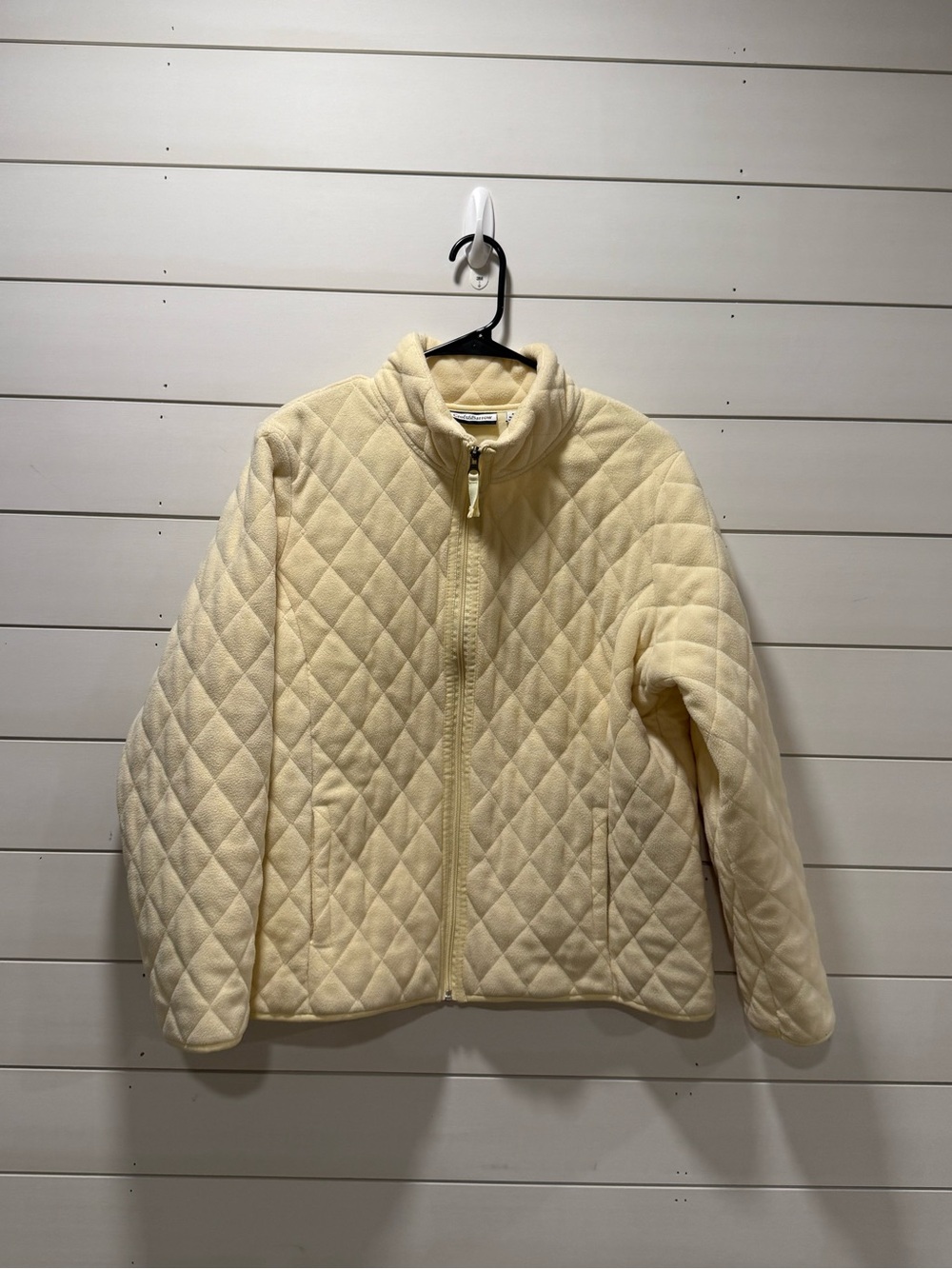 Butter Yellow Quilted Puffer Jacket